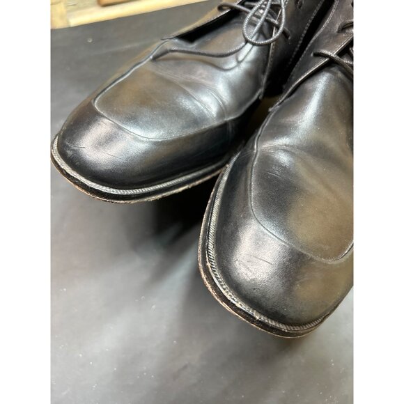 Johnston & Murphy Mens Black Leather Ankle Boots Lace-Up Dress Shoes Size 10.5 main image 6